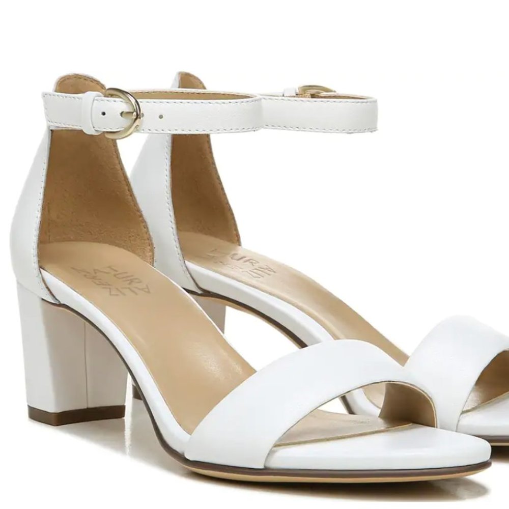 Naturalizer White Vera Dress Sandal
